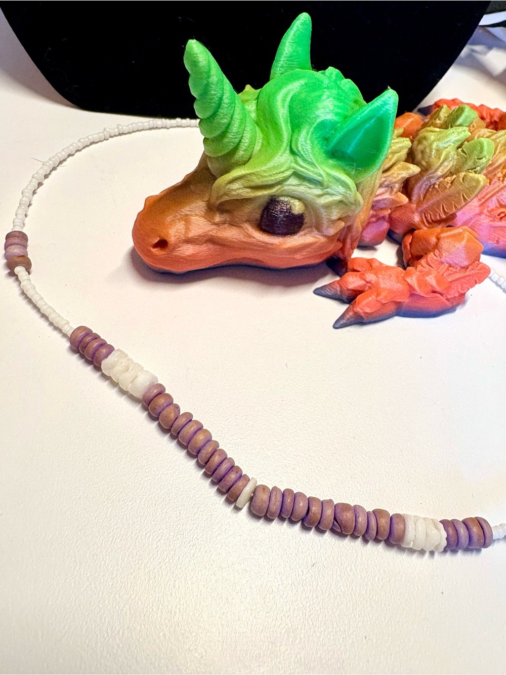 Vintage heishi beach necklace